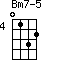 Bm7-5=0132_4