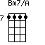 Bm7/A=1111_7