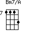 Bm7/A=1113_7