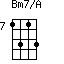 Bm7/A=1313_7