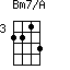 Bm7/A=2213_3