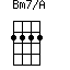 Bm7/A=2222_1