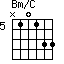 Bm/C=N10133_5