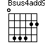 Bsus4add9=044422_1