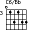 C6/Bb=013133_3
