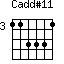Cadd#11=113331_3