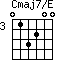 Cmaj7/E=013200_3
