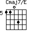 Cmaj7/E=1103_5