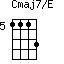 Cmaj7/E=1113_5