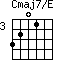 Cmaj7/E=3201_3
