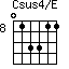 Csus4/E=013311_8