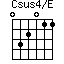 Csus4/E=032011_1