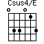 Csus4/E=033013_1