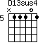 D13sus4=N11101_5