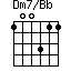 Dm7/Bb=100311_1