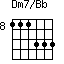 Dm7/Bb=111333_8