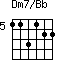 Dm7/Bb=113122_5