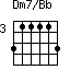 Dm7/Bb=311113_3
