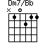 Dm7/Bb=N10211_1