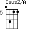 Dsus2/A=0311_5