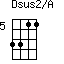 Dsus2/A=3311_5