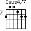 Dsus4/7=200122_7