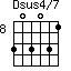 Dsus4/7=303031_8