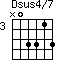 Dsus4/7=N03313_3
