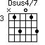 Dsus4/7=N13013_3