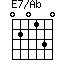 E7/Ab=020130_1
