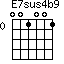 E7sus4b9=001001_0