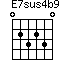 E7sus4b9=023230_1