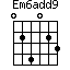Em6add9=024023_1
