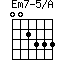 Em7-5/A=002333_1