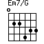 Em7/G=022433_1