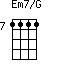 Em7/G=1111_7