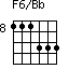 F6/Bb=111333_8