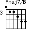 Fmaj7/B=011233_3