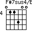 F#7sus4/B=011300_4