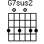 G7sus2=303033_1