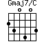 Gmaj7/C=230403_1