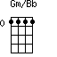 Gm/Bb=1111_0