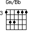 Gm/Bb=133111_3