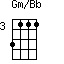 Gm/Bb=3111_3