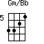Gm/Bb=3321_5