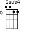 Gsus4=0011_0