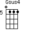 Gsus4=0111_5