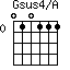 Gsus4/A=010111_0