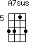 A7sus=3313_5