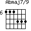 Abmaj7/9=111333_6